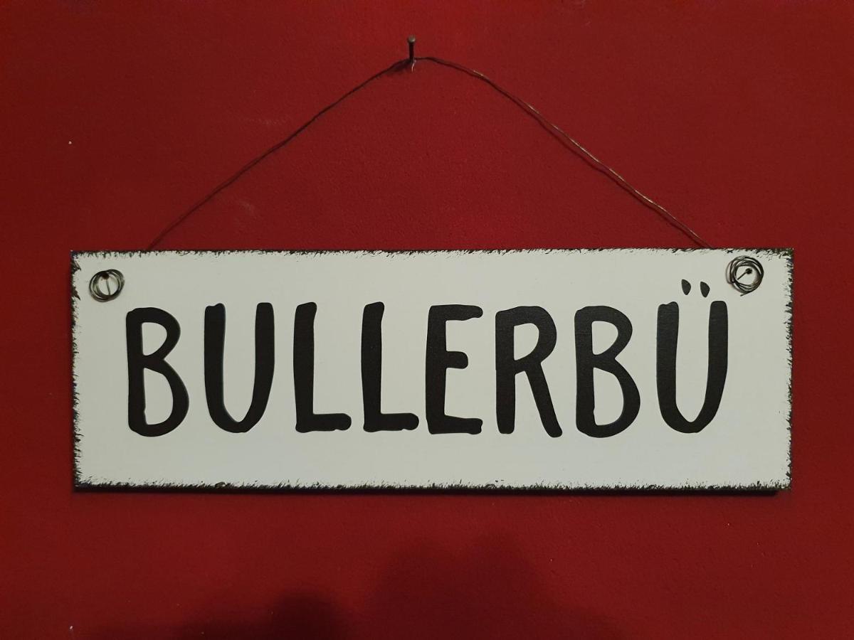 Ferienhof Schild Fewo Bullerbue Schillig Kültér fotó