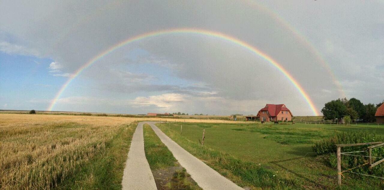 Ferienhof Schild Fewo Bullerbue Schillig Kültér fotó